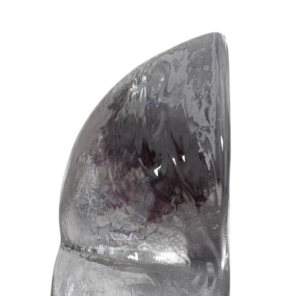 Simon Pearce Highgate Heart Shaped Glass Paperweight Small Signed Collectible - Picture 4 of 6